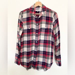 Madewell Flannel Classic Ex-Boyfriend Shirt in Drayton Plaid